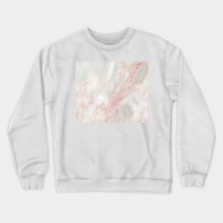 Softest blush pink marble Crewneck Sweatshirt